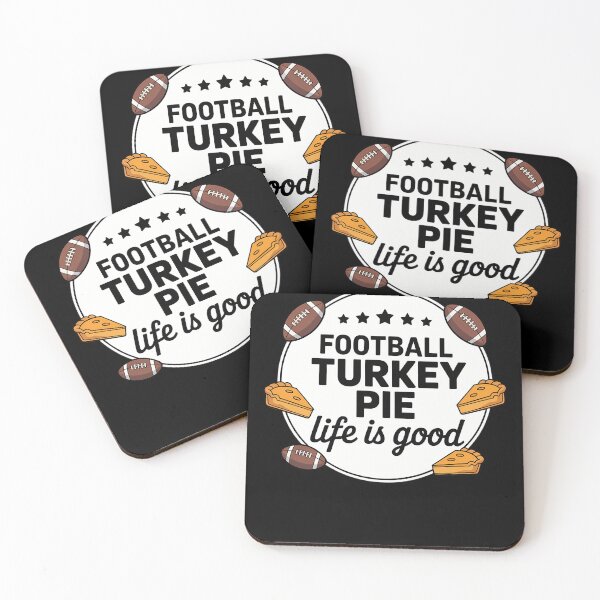 Item preview, Turkey Pie Football Pumpkin Pie Thanksgiving Day designed and sold by KingsLife1994.