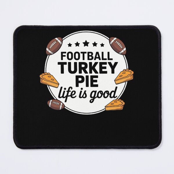 Item preview, Turkey Pie Football Pumpkin Pie Thanksgiving Day designed and sold by KingsLife1994.
