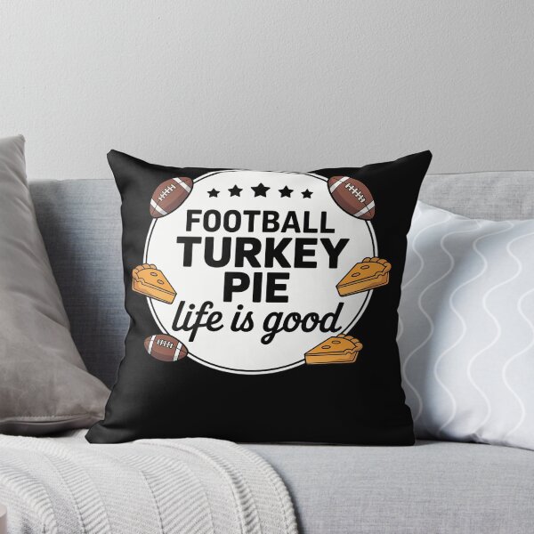 Item preview, Turkey Pie Football Pumpkin Pie Thanksgiving Day designed and sold by KingsLife1994.