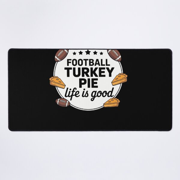 Item preview, Turkey Pie Football Pumpkin Pie Thanksgiving Day designed and sold by KingsLife1994.