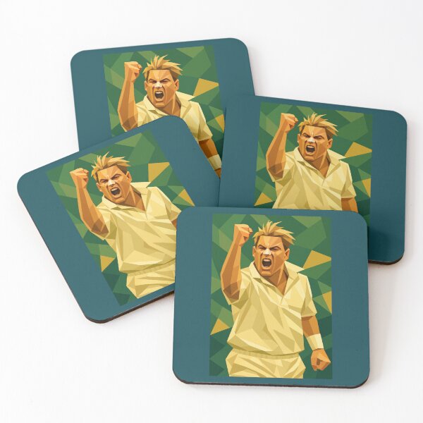 Item preview, Shane Warne Australian Cricket Legend Vector Art  designed and sold by KingsburyOlga.