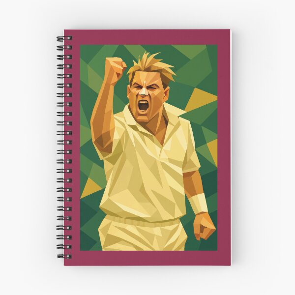 Item preview, Shane Warne Australian Cricket Legend Vector Art  designed and sold by KingsburyOlga.