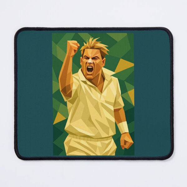 Item preview, Shane Warne Australian Cricket Legend Vector Art  designed and sold by KingsburyOlga.