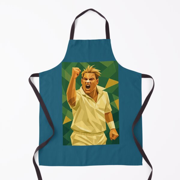 Item preview, Shane Warne Australian Cricket Legend Vector Art designed and sold by KingsburyOlga.