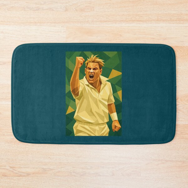 Item preview, Shane Warne Australian Cricket Legend Vector Art  designed and sold by KingsburyOlga.