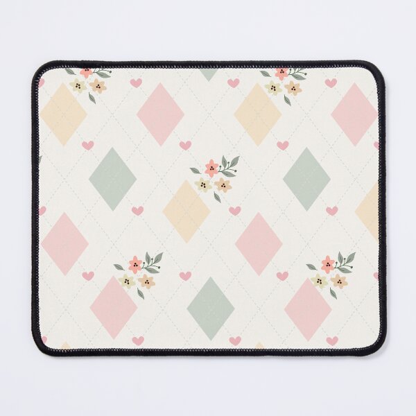 Item preview, Cuadros de diamantes vintage con motivos florales estilo cottagecore designed and sold by RowanDraco.