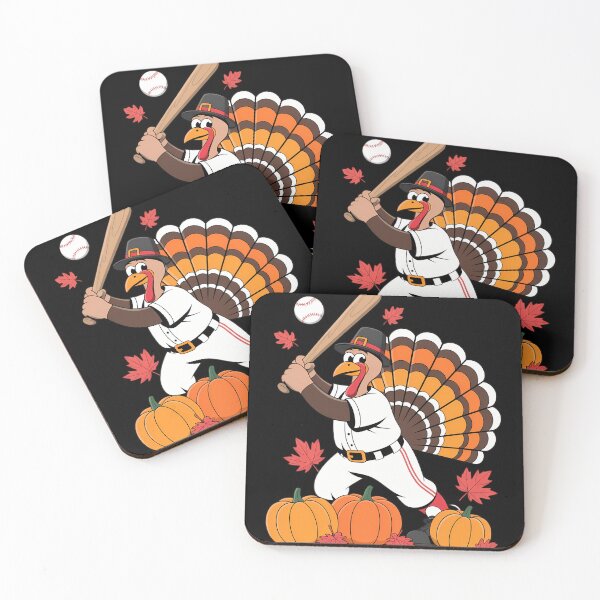 Item preview, Turkey Playing Baseball Thanksgiving Baseball Player designed and sold by KingsLife1994.
