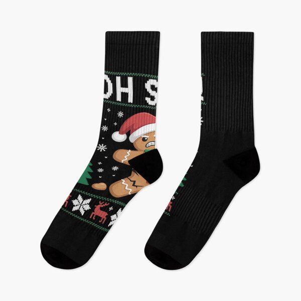 Item preview, Oh Snap Gingerbread Man Christmas Xmas Ugly Holiday Pajamas designed and sold by FranzFriesen.