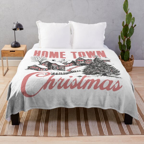 Item preview, Hometown Christmas – Vintage Holiday Village Design designed and sold by sapnaela.