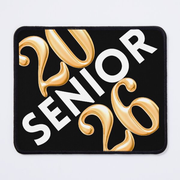 Item preview, Senior 2026 Silver and Gold Angled designed and sold by Seeshellspace Designs.