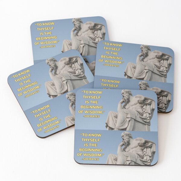 Item preview, "TO KNOW THYSELF IS THE BEGINNING OF WISDOM" -Socrates designed and sold by DiViNE WiTHiN.