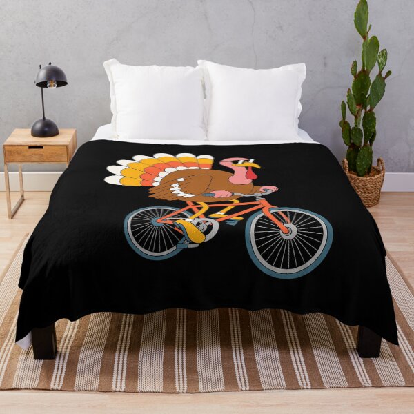 Item preview, Turkey Riding Bike Thanksgiving Day Cool Bicycle Autumn Fall designed and sold by KingsLife1994.