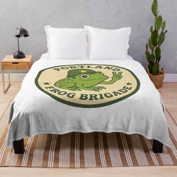 Item preview, Portland Frog Protest Hop Art Brigade No Kings 2025 designed and sold by YourgiftShop.