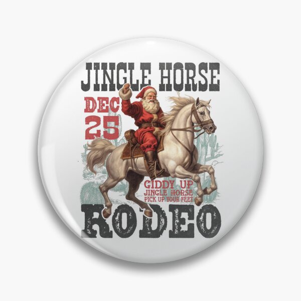 Item preview, Jingle Horse Rodeo – Cowboy Santa Christmas Design designed and sold by sapnaela.