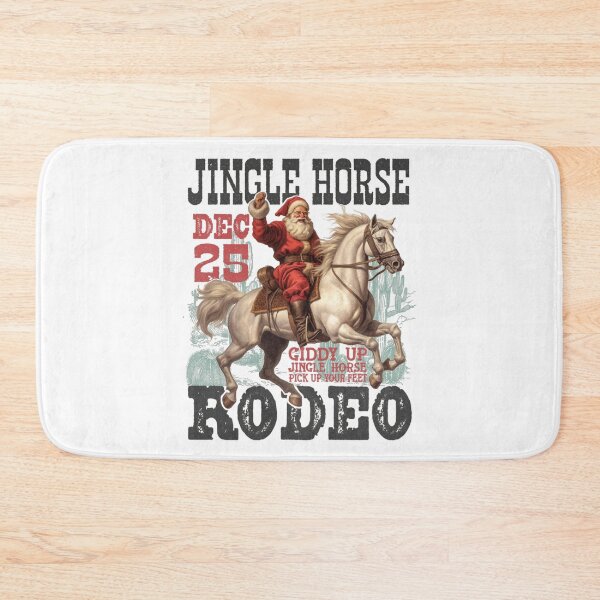 Item preview, Jingle Horse Rodeo – Cowboy Santa Christmas Design designed and sold by sapnaela.