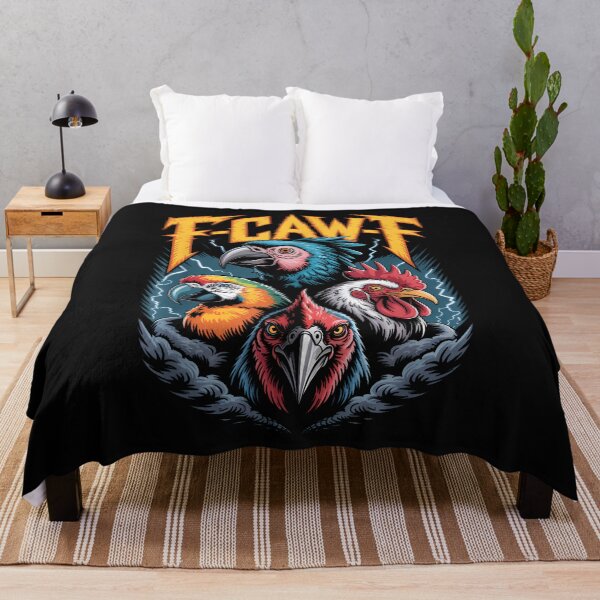 Item preview, F-Caw-F Funny Gothic Bird Parrot Crow Rooster Sound Meme designed and sold by merlinnears.