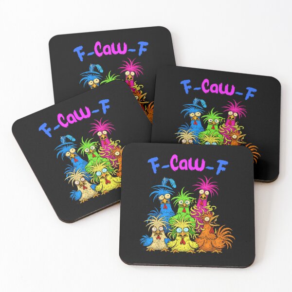 Item preview, Funny Sarcastic F-Caw-F Crazy Chicken Humor Design designed and sold by merlinnears.