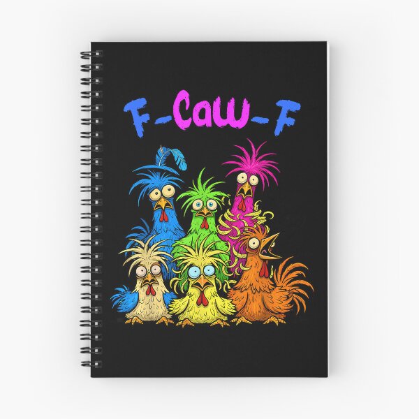 Item preview, Funny Sarcastic F-Caw-F Crazy Chicken Humor Design designed and sold by merlinnears.