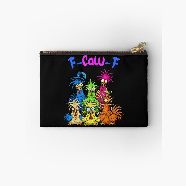 Item preview, Funny Sarcastic F-Caw-F Crazy Chicken Humor Design designed and sold by merlinnears.