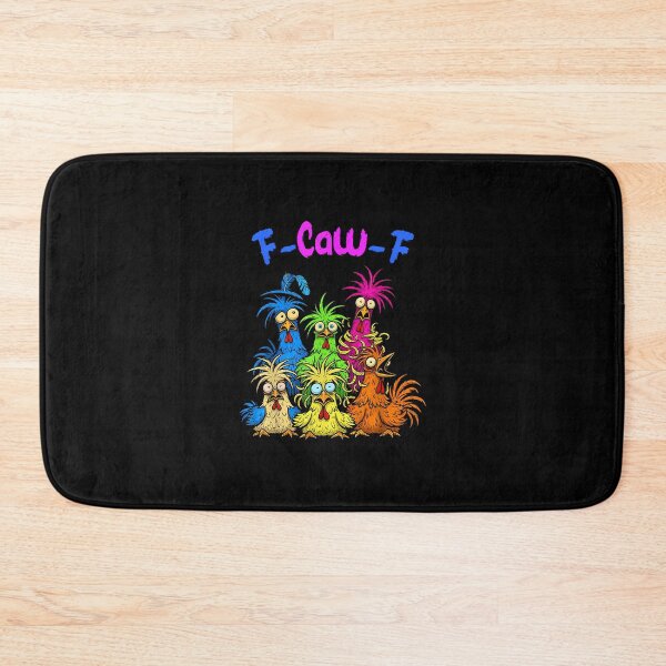 Item preview, Funny Sarcastic F-Caw-F Crazy Chicken Humor Design designed and sold by merlinnears.