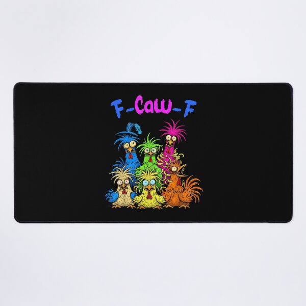 Item preview, Funny Sarcastic F-Caw-F Crazy Chicken Humor Design designed and sold by merlinnears.