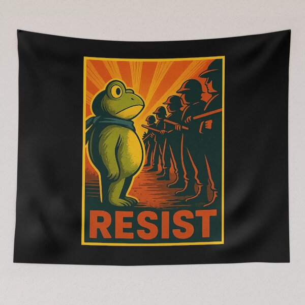 Item preview, Frog Resist Portland Frog Protest  Portland Frog Activist T-Shirt designed and sold by YourgiftShop.