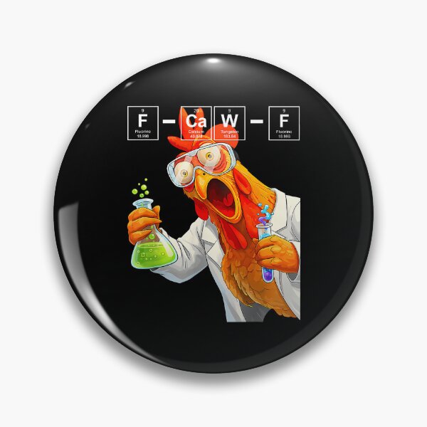 Item preview, Chemistry F-Caw-F Chicken Scientist Periodic Table Elements designed and sold by merlinnears.