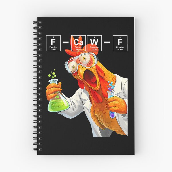 Item preview, Chemistry F-Caw-F Chicken Scientist Periodic Table Elements designed and sold by merlinnears.