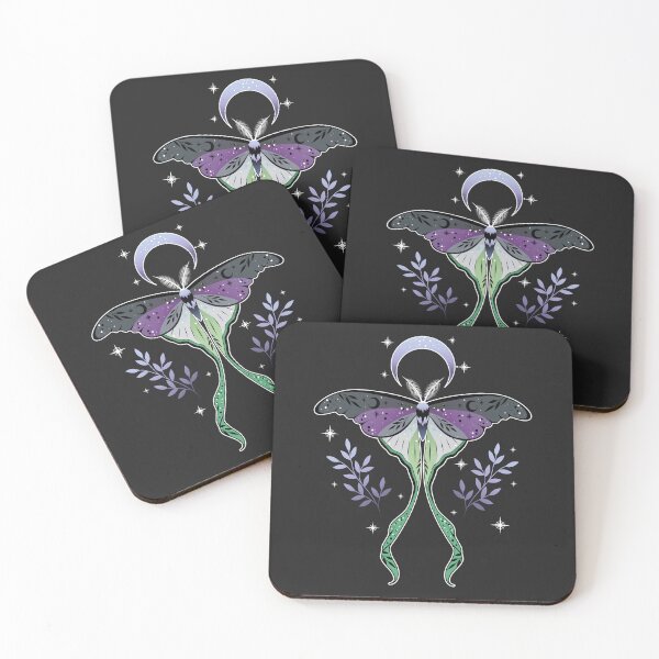 Item preview, Aroace Luna Moth LGBT Asexual Aromantic Pride Flag designed and sold by Clara Hollins.