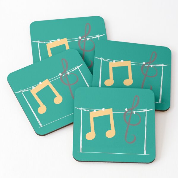 Item preview, Clean Notes – Musical Laundry Pun Design designed and sold by chillaxcats.