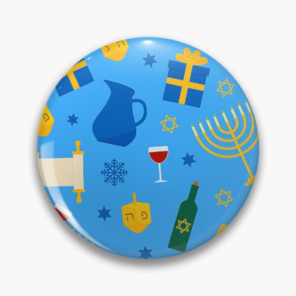 Item preview, Hanukkah Menorahs, Gifts, Torah Scrolls, and Wine Pattern designed and sold by DEC02.