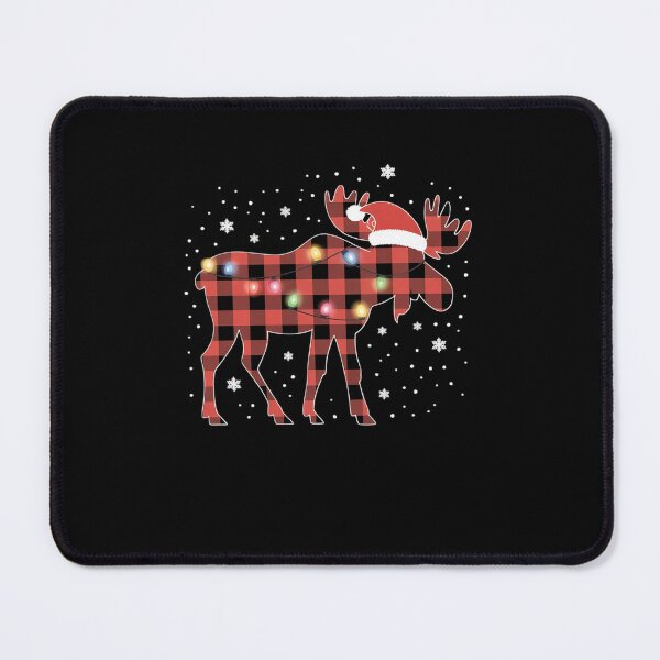 Item preview, Moose Christmas Red Plaid Buffalo Pajama designed and sold by DrewLeuschke.