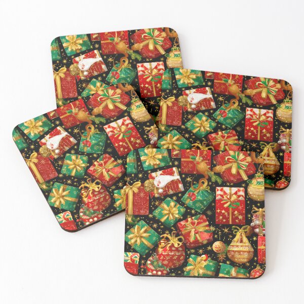 Item preview, Christmas Gifts With Ribbons And Bows Vibrant Pattern designed and sold by DEC02.