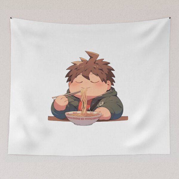 Item preview, Makoto Naegi Relaxed Ramen Danganronpa Anime Kawaii designed and sold by Raslbazola.
