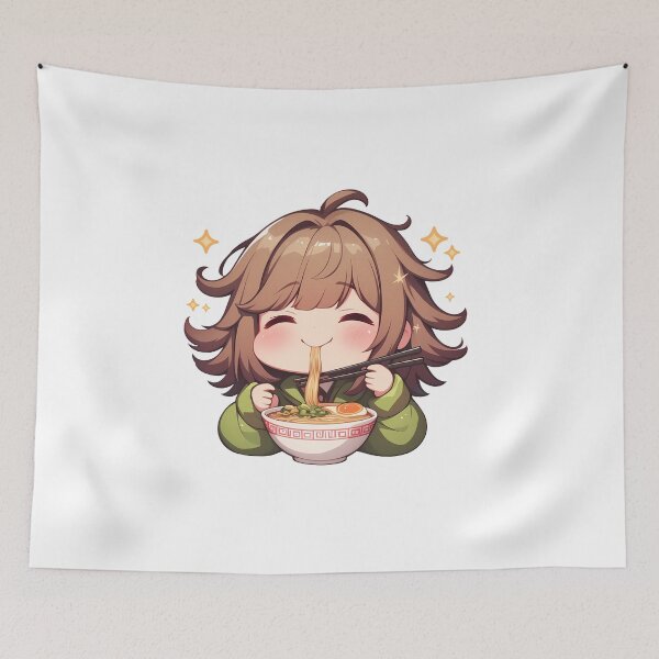 Item preview, Chihiro Fujisaki Cute Ramen Danganronpa Anime Girl Kawaii designed and sold by Raslbazola.