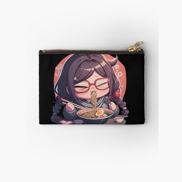 Item preview, Toko Fukawa Eating Ramen Danganronpa Anime Girl Kawaii designed and sold by Raslbazola.