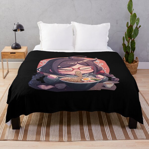 Item preview, Toko Fukawa Eating Ramen Danganronpa Anime Girl Kawaii designed and sold by Raslbazola.