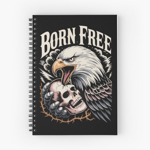 Item preview, Born Free – Majestic Horror Eagle Skull Freedom designed and sold by Taans-Creation.