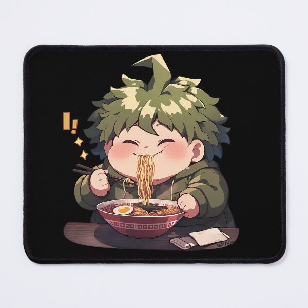 Item preview, Rantaro Amami Slurping Delicious Ramen Danganronpa Anime Kawaii Style designed and sold by Raslbazola.