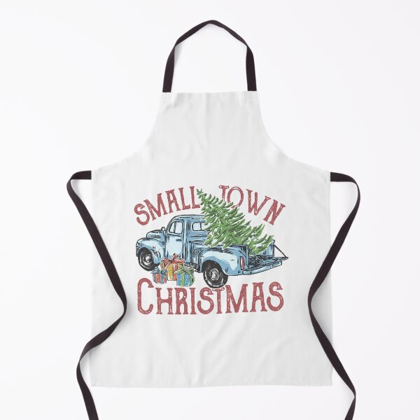 Item preview, Small Town Christmas – Vintage Blue Truck Holiday Design designed and sold by sapnaela.