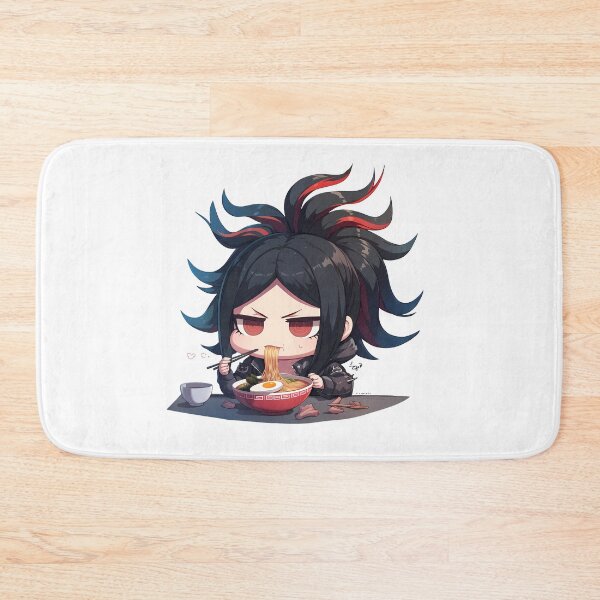 Item preview, Mukuro Ikusaba Eating Ramen Danganronpa Anime Chibi Kawaii Moment designed and sold by Raslbazola.
