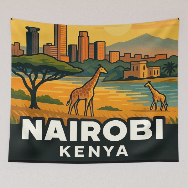 Item preview, Nairobi, Kenya designed and sold by Myra365Art.