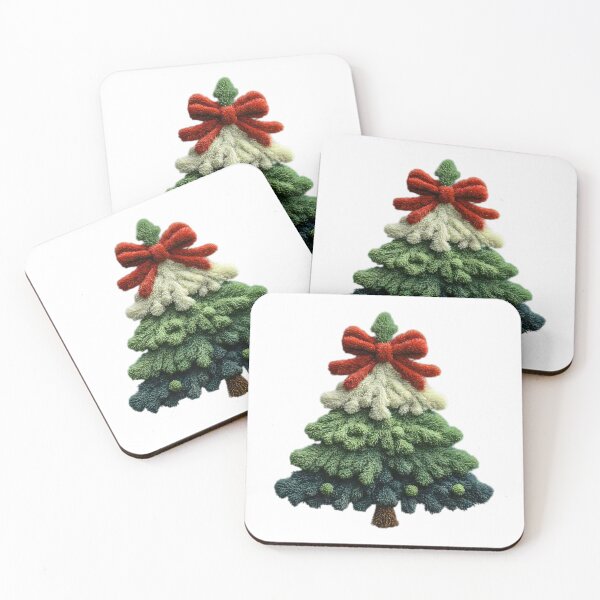 Item preview, Christmas Tree with Red Bow designed and sold by sapnaela.
