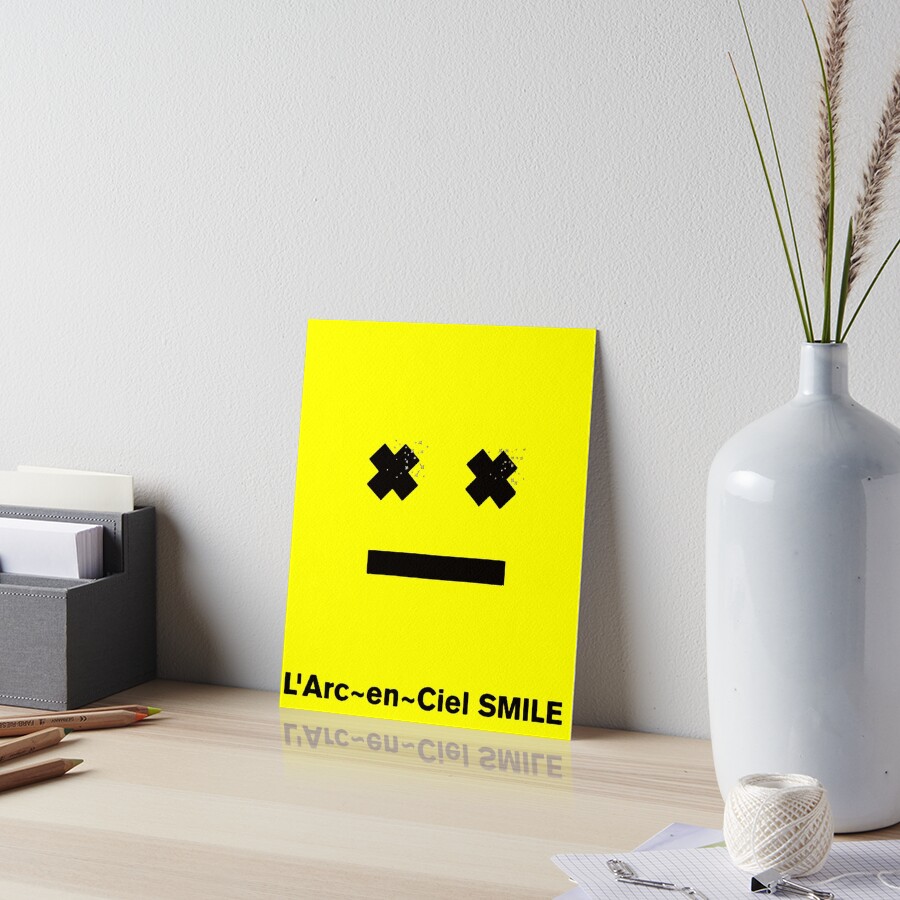 L Arc En Ciel Smile Art Board Print For Sale By Koalamekrazy Redbubble