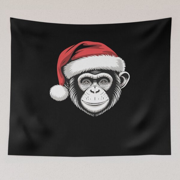 Item preview, Joyful Gorilla Santa on Gorilla Christmas designed and sold by FranzFriesen.