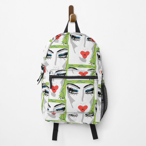 Item preview, Green Scarf - Red Lipped Girl Series designed and sold by Traci Owings Design.