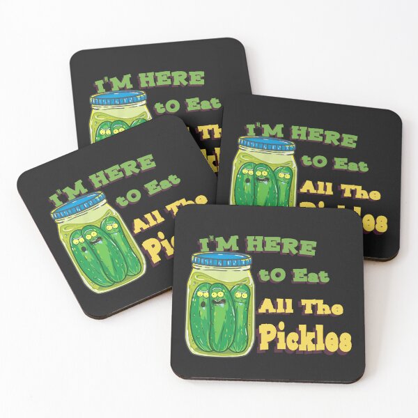 Item preview, Grumpy Pickles Funny T-Shirt – I'm Here to Eat All the Pickles designed and sold by LarryMBrown.