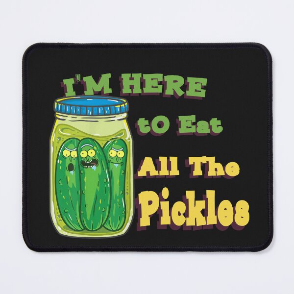 Item preview, Grumpy Pickles Funny T-Shirt – I'm Here to Eat All the Pickles designed and sold by LarryMBrown.