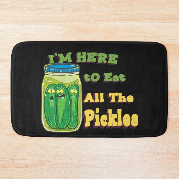 Item preview, Grumpy Pickles Funny T-Shirt – I'm Here to Eat All the Pickles designed and sold by LarryMBrown.
