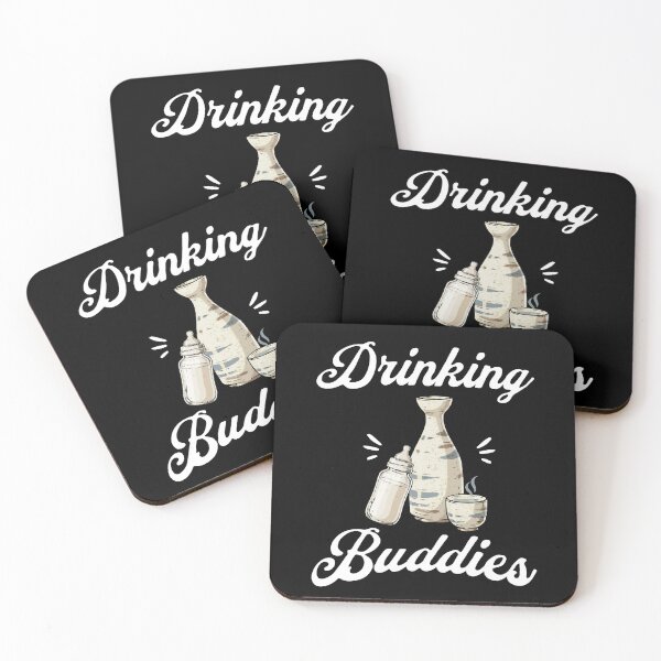 Item preview, Drinking Buddies (Sake Lover) in White Text designed and sold by xxroseate.